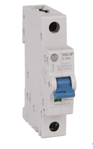 1492-SPM1B020 Allen Bradley Miniature Circuit Breaker, 2A, 1P, Supplementary, Trip B