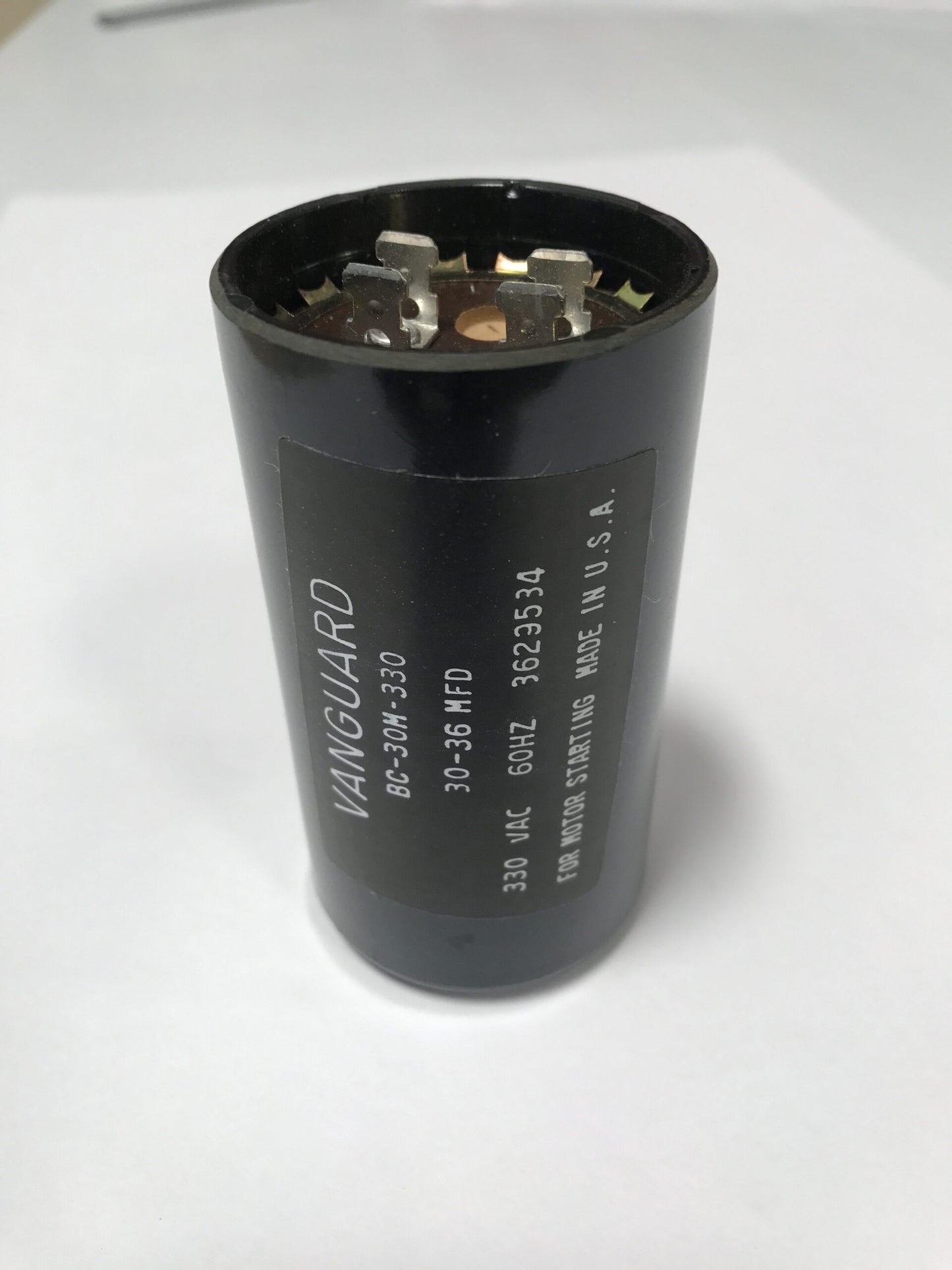 VANGUARD starting capacitor BC-30M-330