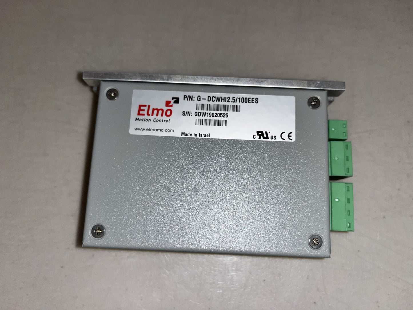 ELMO, G-DCWHI2.5/100E3ES, GOLD DC WHISTLE, Compact, Panel-mount network-based Servo Drive, 2.5 A/100 V
