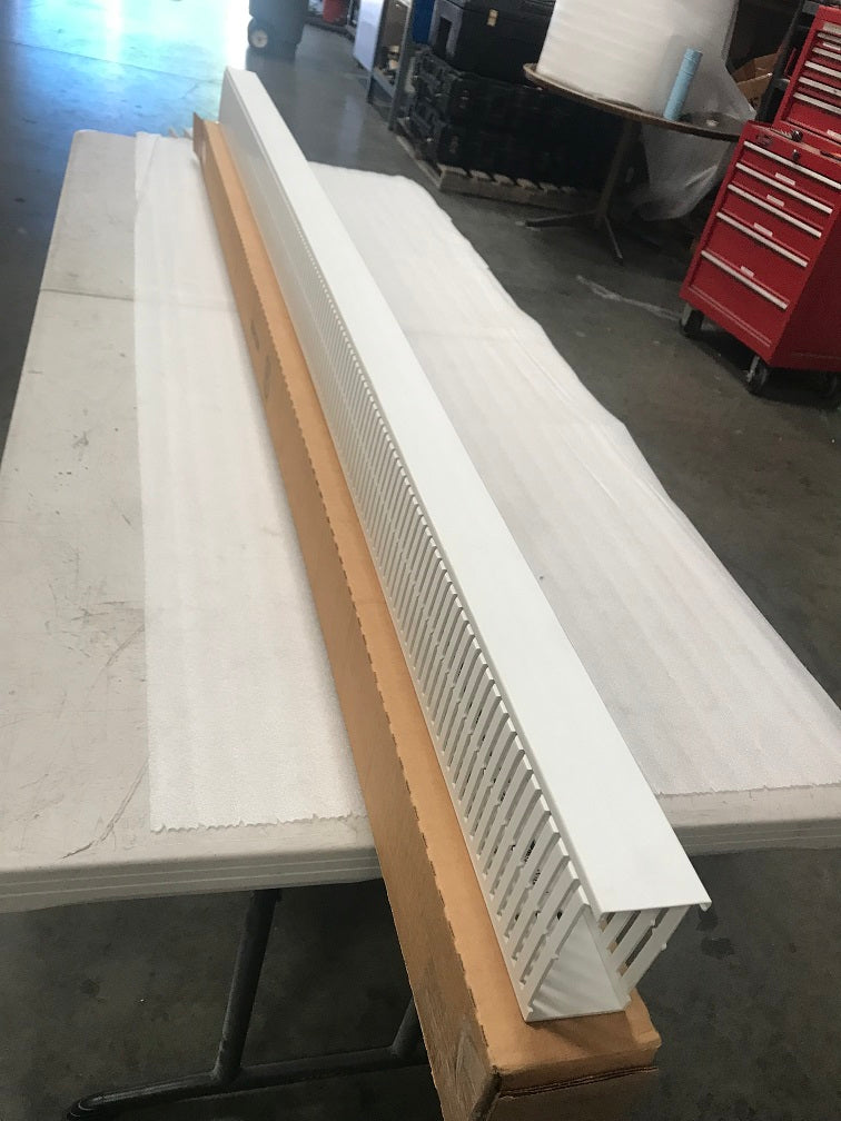 F2X4WH6 PANDUIT Wiring Duct (White) 6'L X 2"W X 4"H With Cover