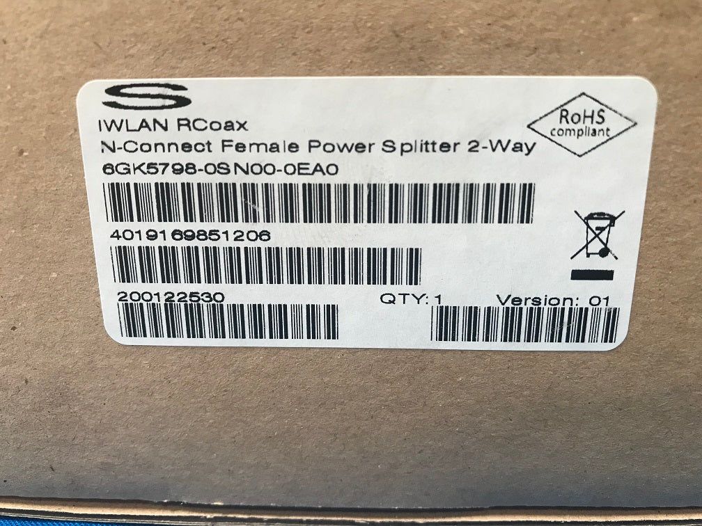 6GK5798-0SN00-0EA0 N-Connect Female Power Splitter