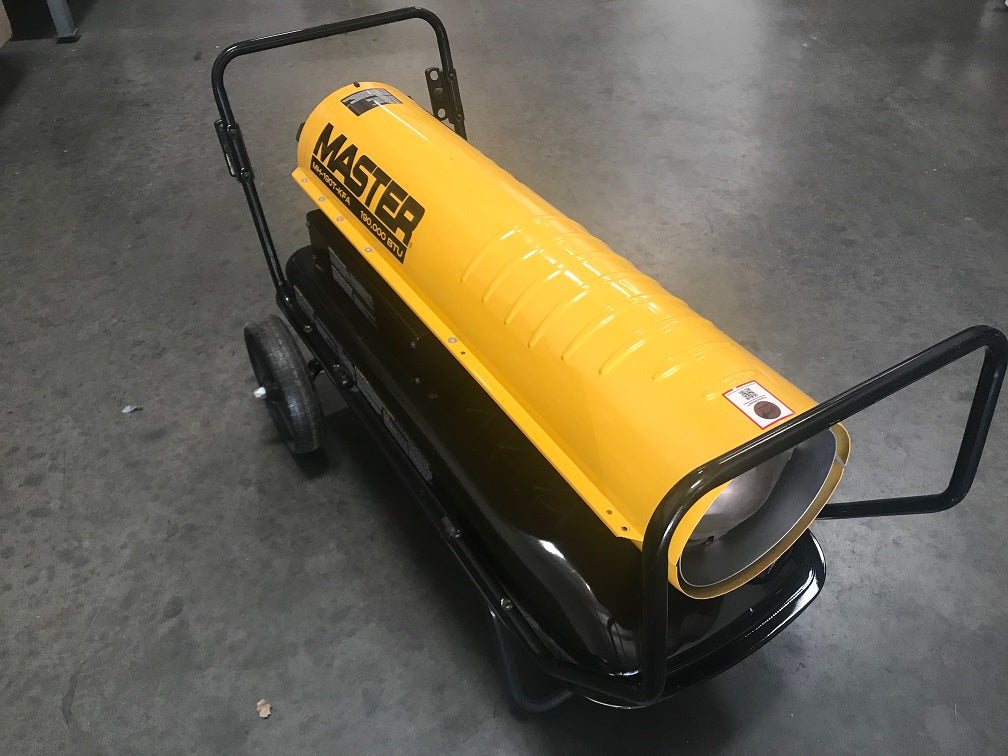 MASTER FORCED AIR HEATER MH-190T-KFA 190,000 BTU type of fuel NO.1/Kerosene FUEL TANK CAPACITY-GAL 13, NEW