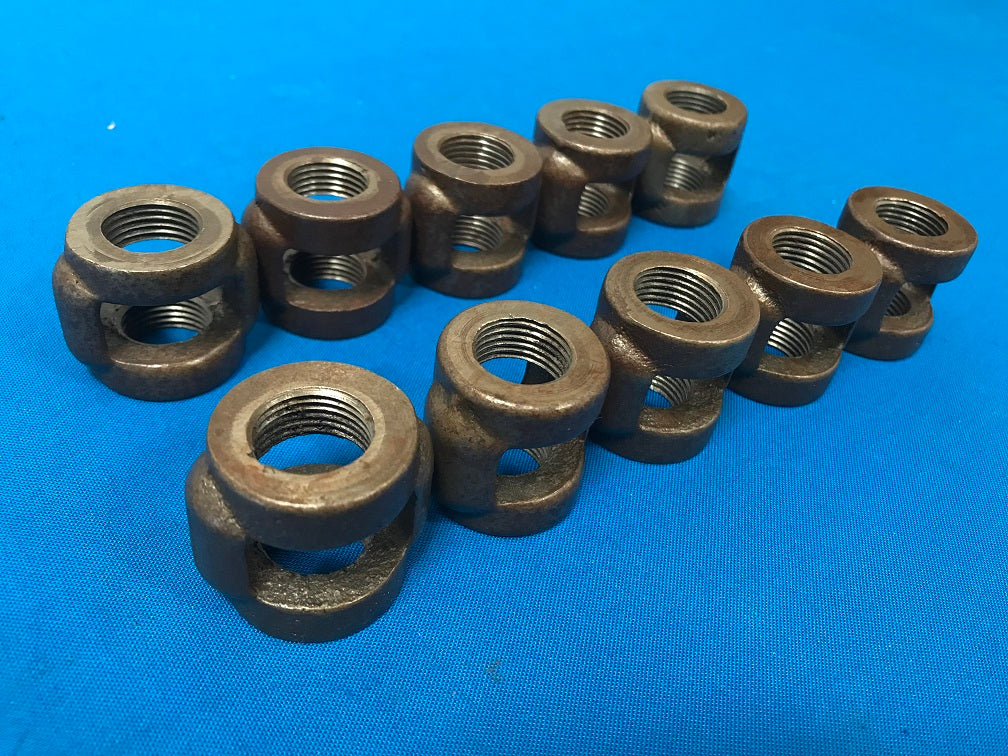 3/8p X 3/8p IP Open Female Malleable Iron Hickey Female Threads on both ends Size: Lenght 1.375 Width 1.100 Height 1.145 Sold in Lot of 10