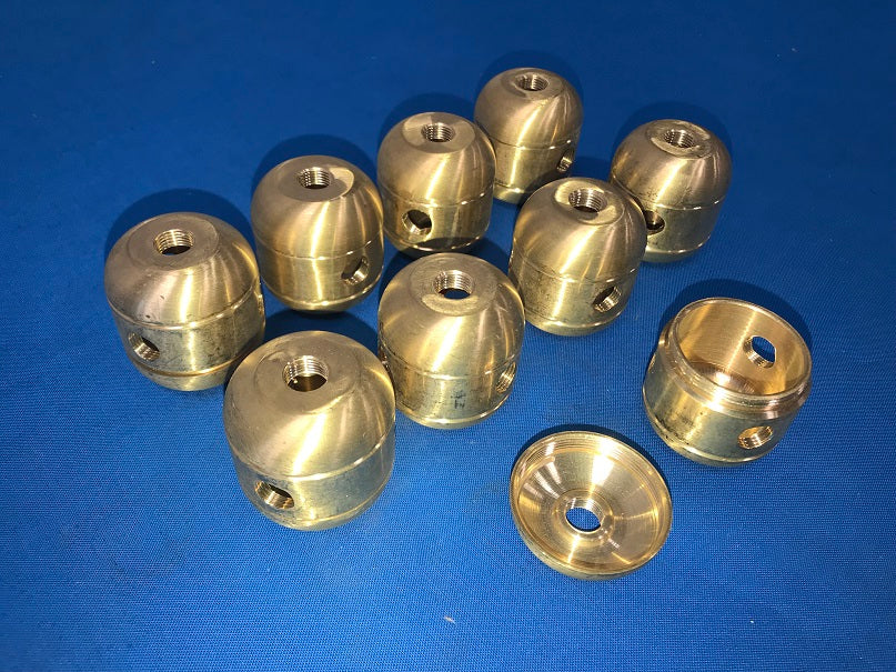 Brass Cluster body (Large) Used for custom design lighting Sold in lot of 9pcs