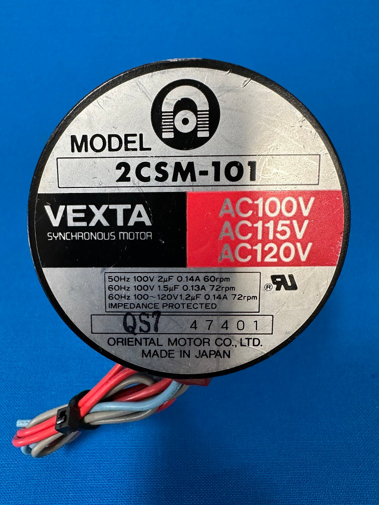 Model 2csm-101 Vexta syncronous motor-plc DCS Servo control motor power supply Oriental Motor Co. ltd.