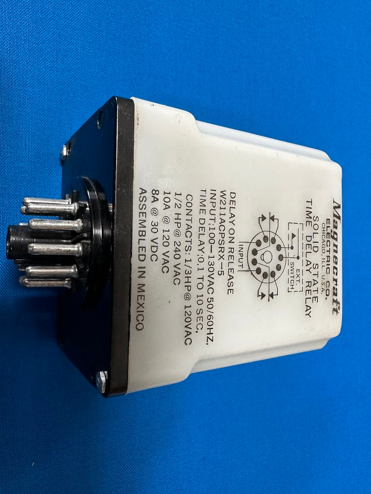 MAGNECRAFT electric company Solid state time delay relay W211ACPSRX-5 Time delay 0.1 to 10sec.