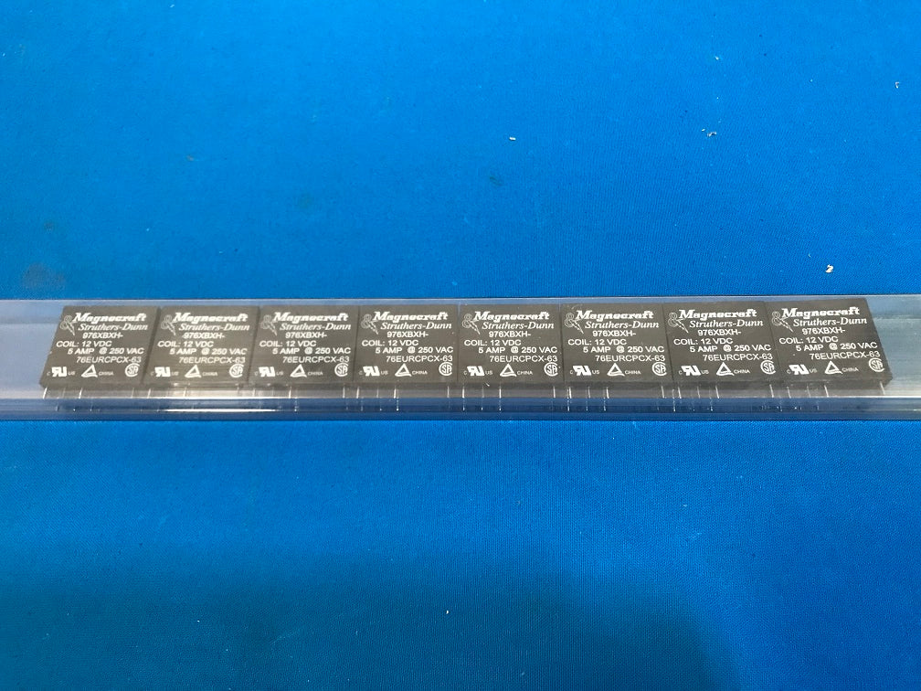 Magnecraft Struthers-Dunn 976xbxh Coil 12vdc 5amp @250vac 76eurcpcx-63 electro mechanical relay, (sold in lot of 8pcs)