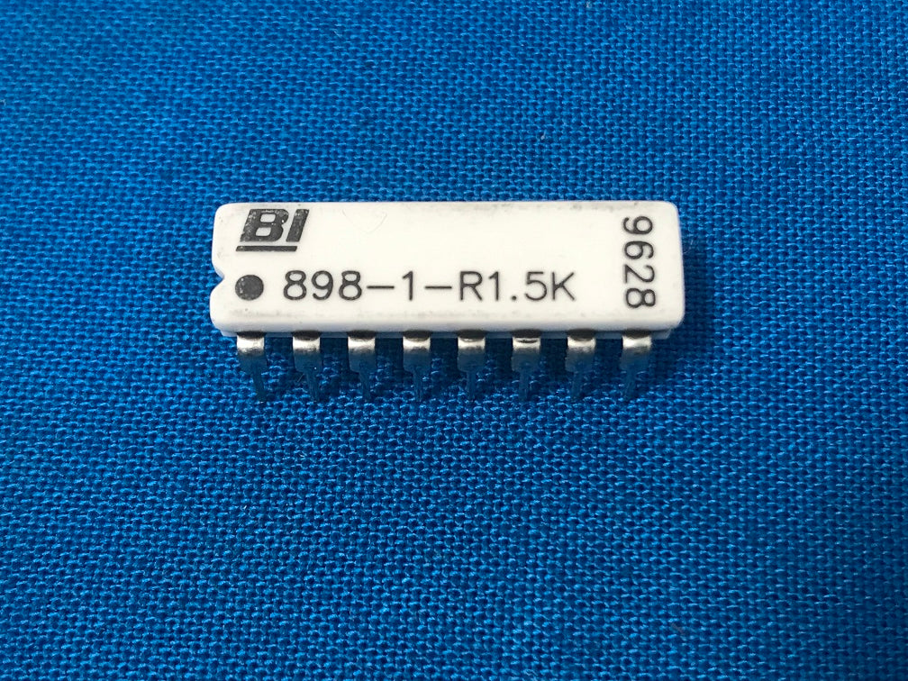 898-1-R1.5K BECKMAN Indusrties R15k resistors circuit board solder mount 16pin (sold in lot of 18pcs)