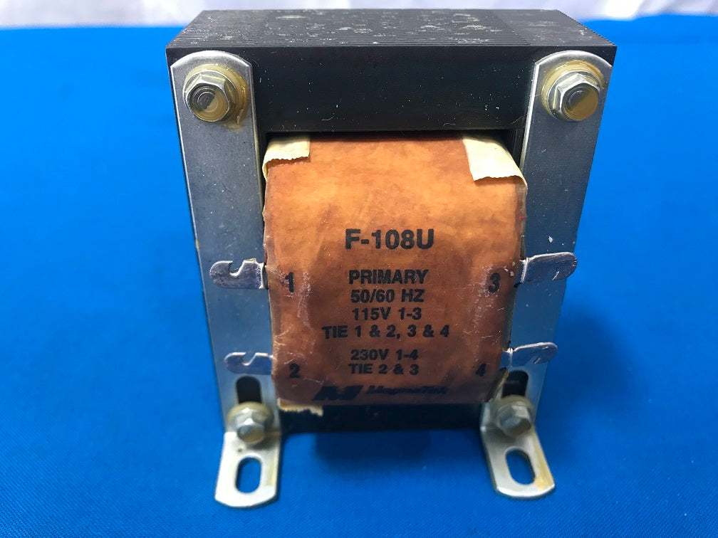 F-108U Magnetek Industrial control power transformer Power XFMR 24.0 vct @4.0A