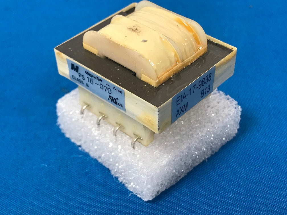 FS16-070 Magnetek Power Transformer Primary voltage 115-230vac 50/60hz Sec: 16.0v ct @ 0.07