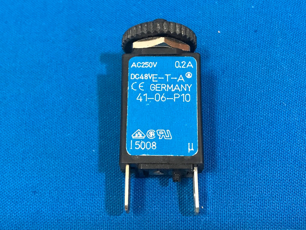 41-06-P10 E-T-A Therm push to reset Circuit breaker 0.2A (sold in lot of 5 pcs)