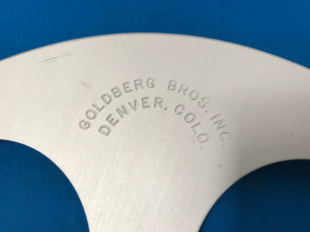 35mm split reel, 10 1/2 inch diameter goldberg bros. inc. 5/16 input shaft.