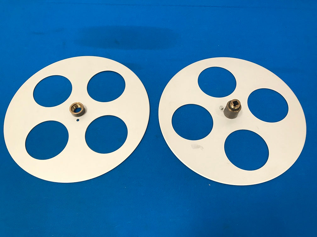 35mm split reel, 10 1/2 inch diameter goldberg bros. inc. 5/16 input shaft.