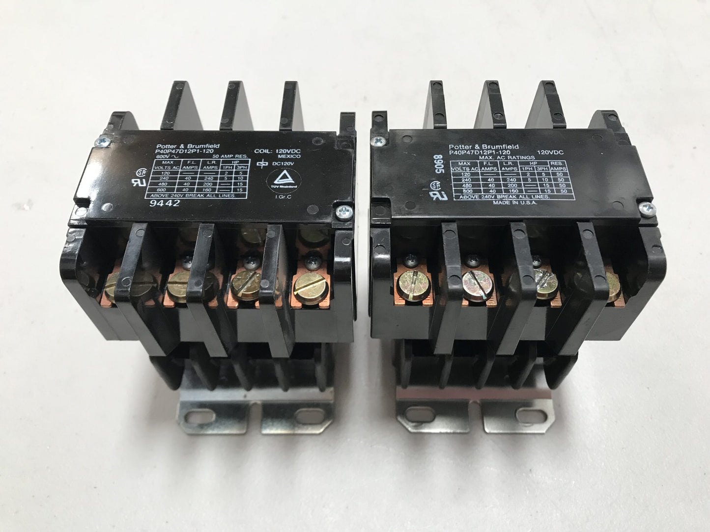 P40P47D12P1-120 POTTER AND BRUMFIELD (CONTACTOR)