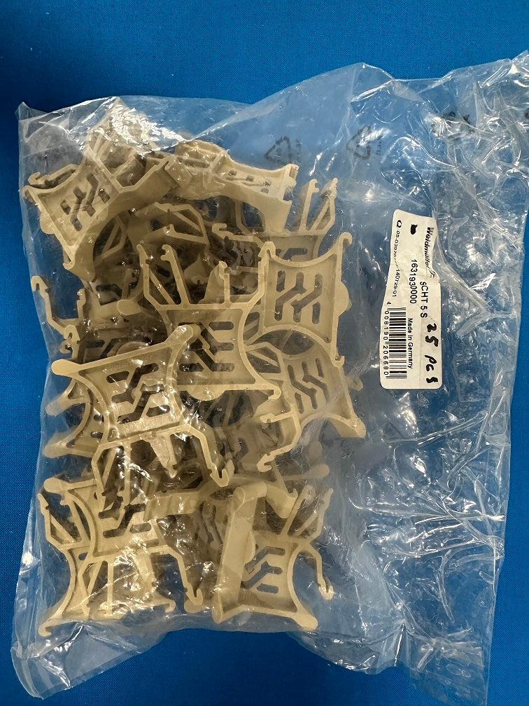 1631930000 SCHT 5 S Weidmuller wire label and markers (sold in lot of 25pcs)