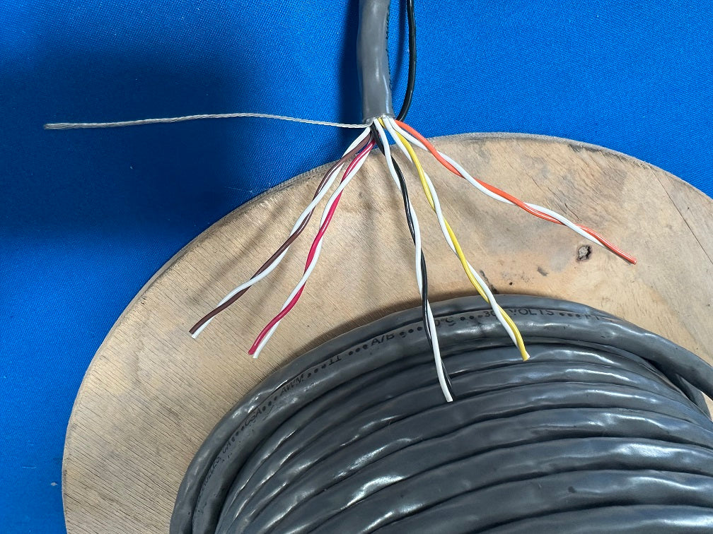 2465 CABLE: 22awg10/conductor / (5 pair twisted) with shield 70 feet long, MFG by: National wire and cable (soft cable)