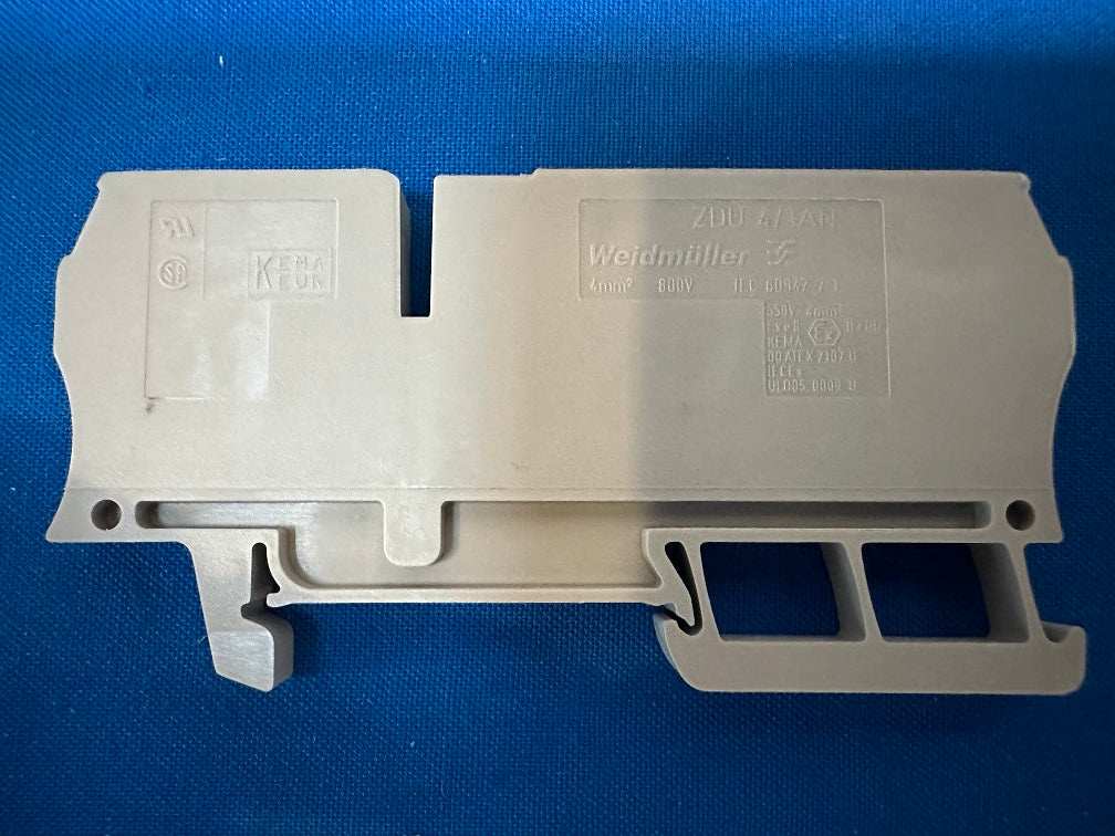 7904180000 ZDU 4/3AN weidmuller Terminal block 3 position feed through 10-26awg (sold in lot of 55pcs)