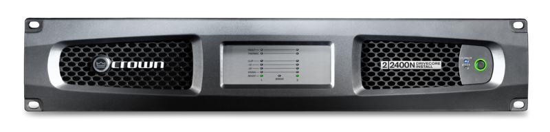 CROWN DCi 2|2400N Two-channel, 2400W @ 4Ω Power Amplifier with BLU link, 70V/100V