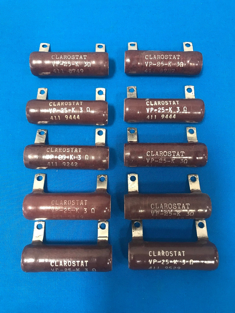 VP-25-K 3OHM CLAROSTAT RESISTOR