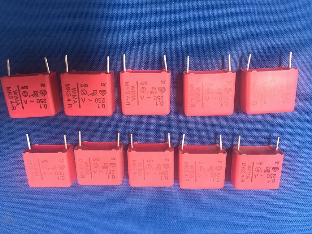 WIMA MKS 4-R  0.1  250V Polyester Film Capacitor