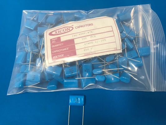 146-400V .47K  XICON CAPACITOR   400V   47K