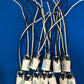 E12 Ceramic,Socket Candelabra Bulb Lamp Holder White E306858 ZHX-208 125V 75W  UL Listed  Sold in lot of 12