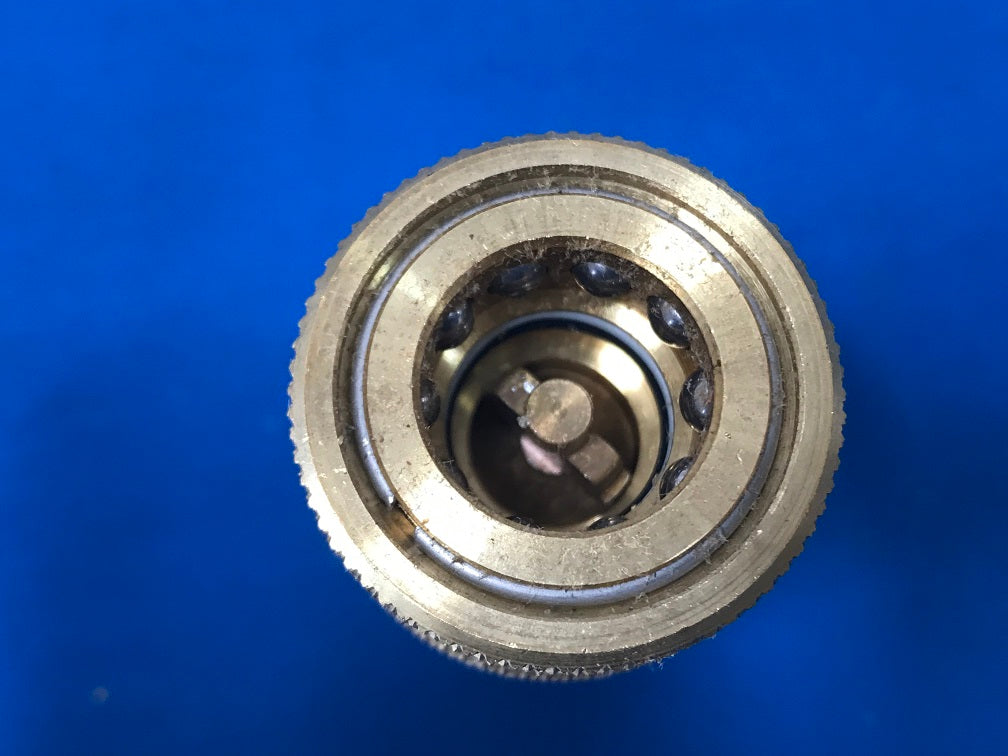 BVHC8-8M    Hydraulic Quick Connect Hose Coupling ,Brass Body, Sleeve Lock 1/2''-14 Thread size H series