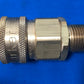 BVHC8-8M    Hydraulic Quick Connect Hose Coupling ,Brass Body, Sleeve Lock 1/2''-14 Thread size H series