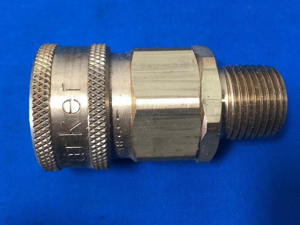 BVHC8-8M    Hydraulic Quick Connect Hose Coupling ,Brass Body, Sleeve Lock 1/2''-14 Thread size H series