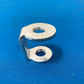 1'' Steel Hickey, 1/8 x 1/8  IPS  with 8-32 tap hole for grounding, 11 Gauge Steel Sold in Lot Of 20