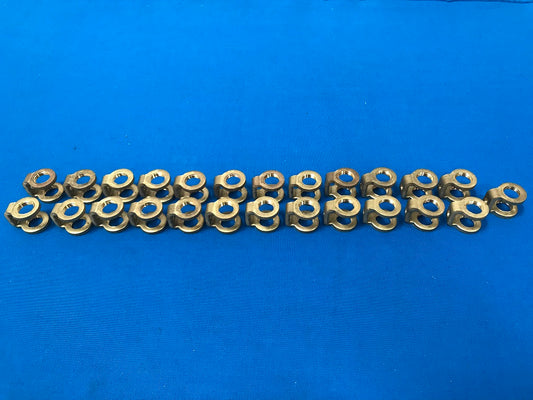 Brass Hickey 1/8 x 1/8 IPS threaded x 5/8 Tall    (Sold in Lot of 25)