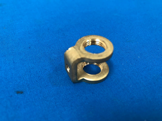 Brass Hickey 1/8 x 1/8 IPS threaded x 5/8 Tall    (Sold in Lot of 25)