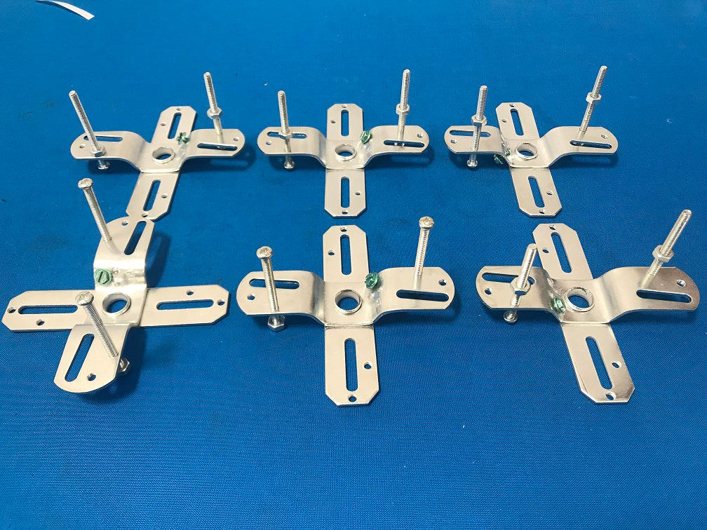 Fixture mounting Bracket  Ceiling lights /Swivel junction box adapter  Sold in lot of 6