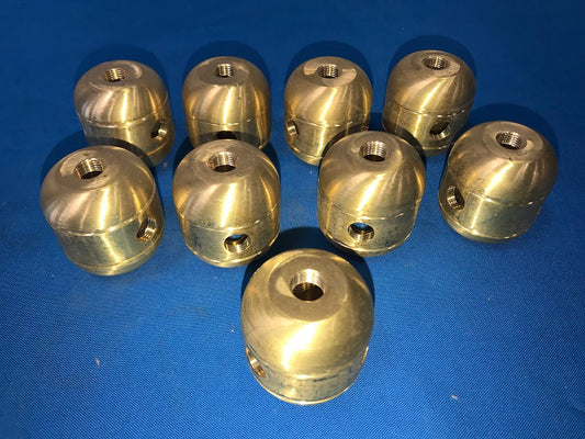 Brass Cluster body (Large) Used for custom design lighting Sold in lot of 9pcs