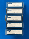 Koyo 6200zzc3 Ball bearings radial deep groove double shielded,c3 clearance sold in lot of 5 pieces