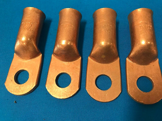 Tweco, Tweco lugs T-3040 Lugs   250A, 3/0 and 4/0 Solder or Crimp. sold in lot of  4