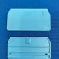 1608750000  Weidmuller ZAP/TW 1 BL   Connector end plate,Rail type for Z series blue. (Sold in lot of 34 pcs)