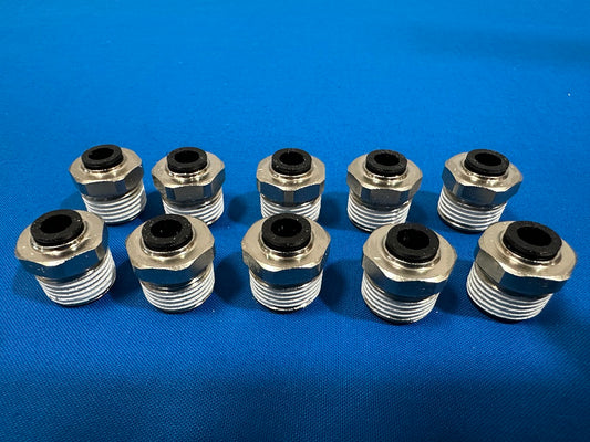 PARKER  3175 56 18 LEGRIS Male connector push to connect tube to male NPT Tube fitting connector 3/8 thread 1/4 o.d. (sold in lot of 10)