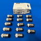 3175 08 14  PARKER LEGRIS Male connector 8mm x 1/4NPT (Sold in lot of 14)