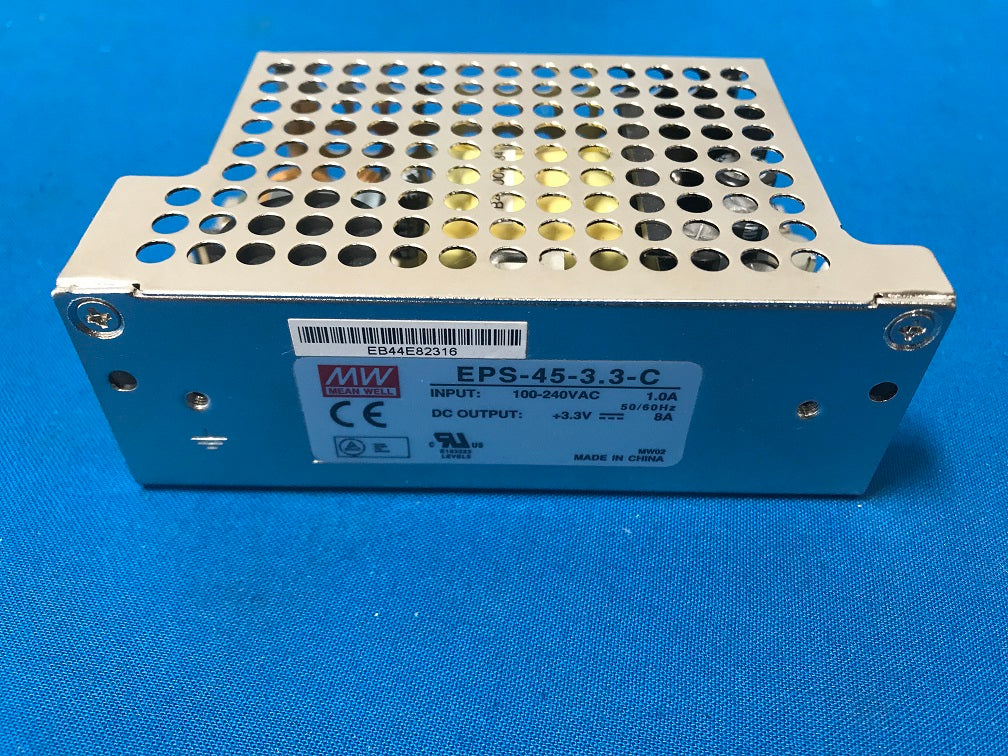 EPS-45-3.3-C   MEAN WELL  Enclosed AC DC Converters power supplies  1 output 3.3V  90AC    264VAC