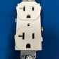 CRS20W   BRYANT, Commercial grade duplex receptacle, 20A  - 125V,  White NEMA 5-20R  side wired  (Sold in lot of 10pcs)