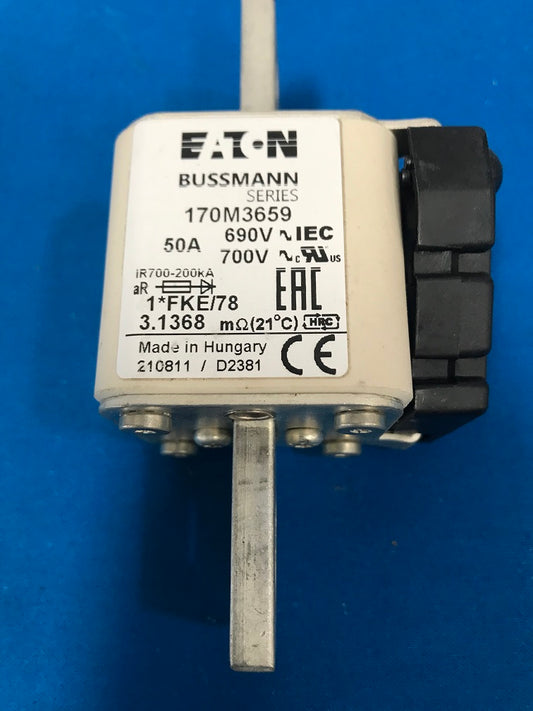 170M3659 EATON BUSSMANN Series  50A- 690VAC, 700VAC  (FUSE)