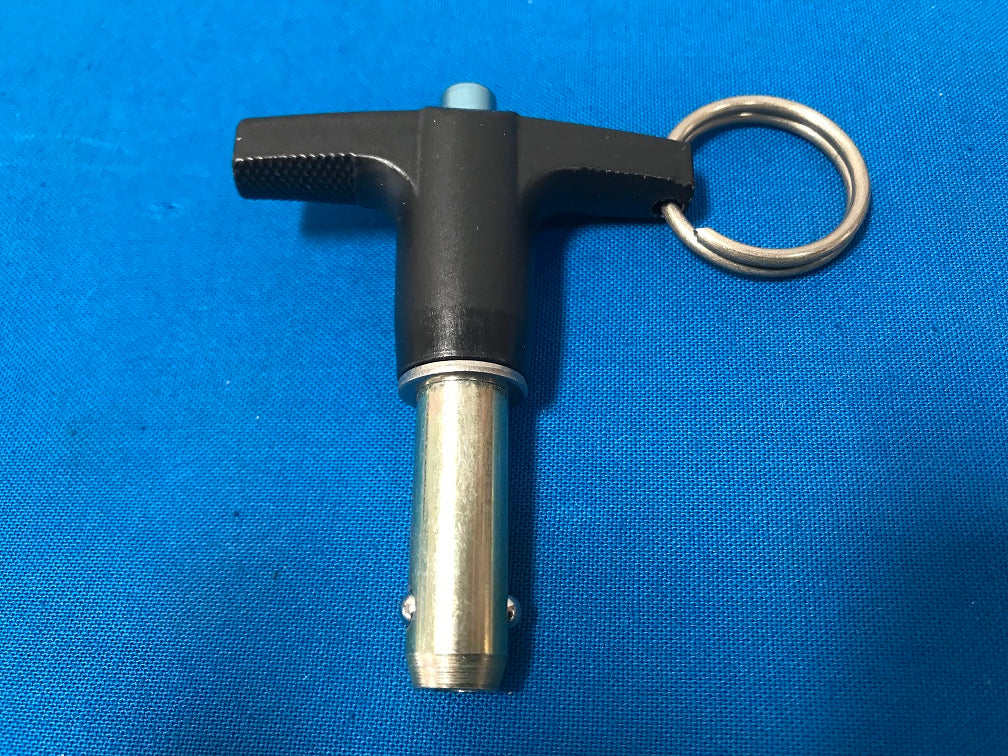 CL-6-BLPT- 0.75  Carrlane  3/8 diameter x 0.75 grip Lenght T handle ball lock pin 