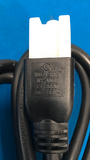 WS-001F   Well -shin 3 prong 6 foot cord power cable E115330 Black  10A 125vac