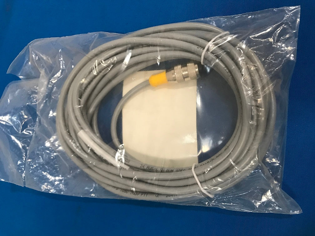 RK 4.6T-6   TURCK    ID NO. U0180-6   Cord set M12 Female 6m,Coded 6 conductor gray.