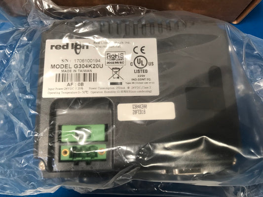 G304K20U  RED LION KADET 2 Operator interface WITH 4" TFT  Display.  New.  In original packaging.