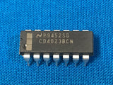 CD4023BCN  P9452SD  NAND Gate IC 3 channel 14-MDIP   (Sold in lot of 40pcs)