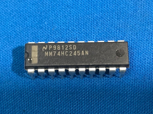 MM74HC245AN, P9812SD  IC Tranceiver Tri-st 8 bit 20 dip (sold in lot of 14pcs).