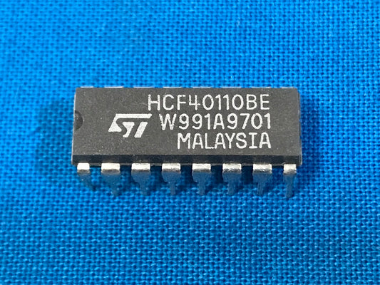 HCF40110BE, W991A9701 Integrated circuit, 16 dip  ST Thompson (sold in lot of 10)