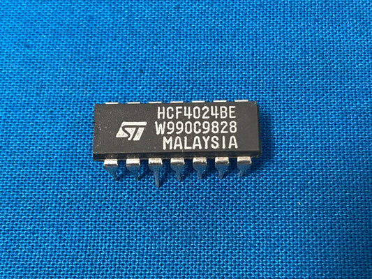 HCF4024BE, DIP 14 in line binary counter  (sold in lot of 22pcs)